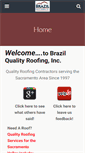 Mobile Screenshot of brazilqualityroofing.com